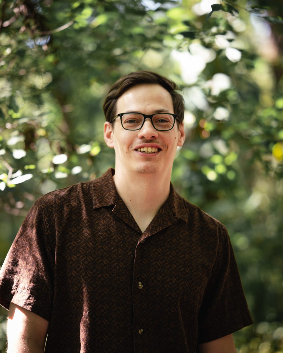 Encounters portrait in the woods